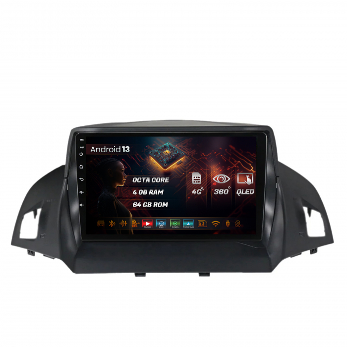 Navigatie Android 13 Ford Kuga 13 QLED | Hub64.ro [1]