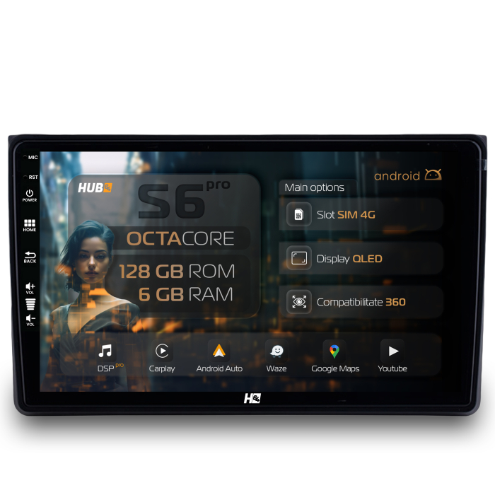 Navigatie Android Audi A4 4G 6GB | Hub64.ro [1]