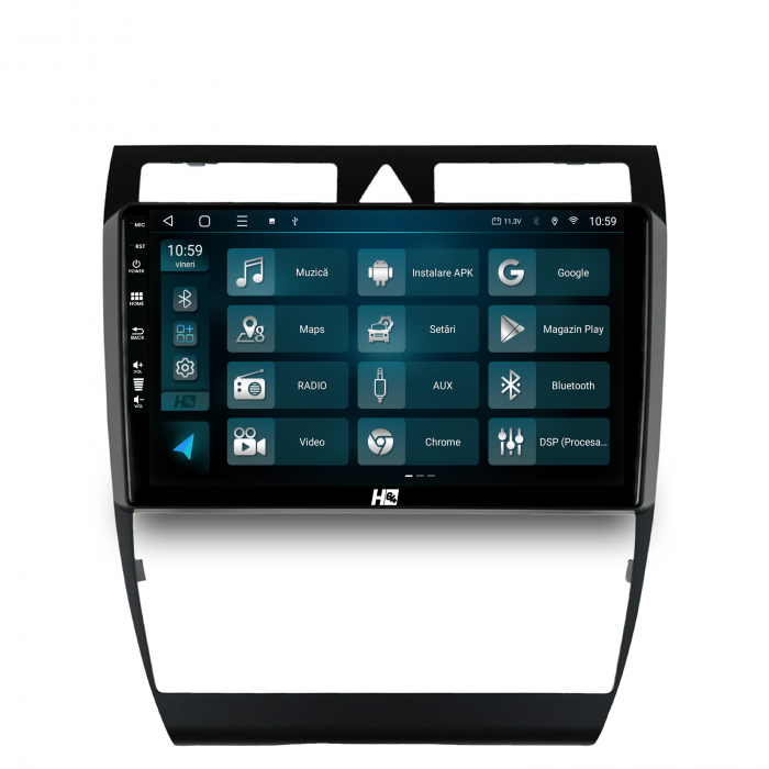 Navigatie Android 13 Audi A6 QLED 1280x720 | Hub64.ro [3]