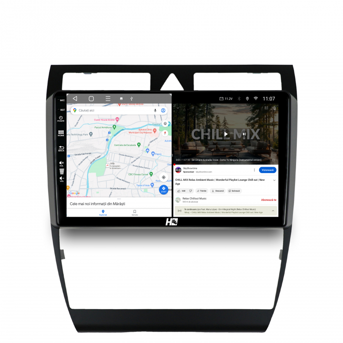 Navigatie Android 13 Audi A6 QLED 1280x720 | Hub64.ro [6]