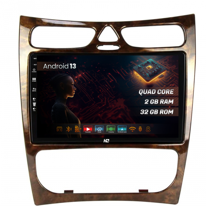 Carplay GPS Android 13 Mercedes Benz CLK (W209) (2002-2006) | Hub64.ro [1]