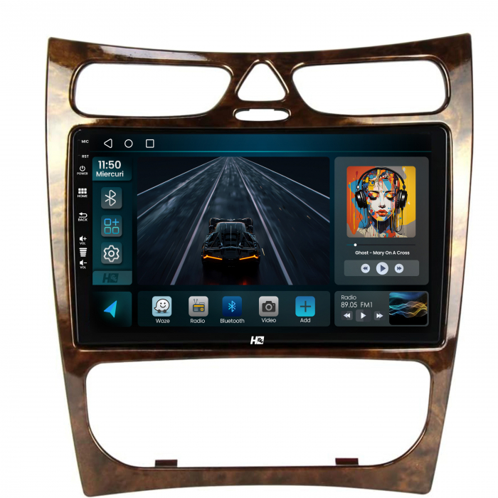 Carplay GPS Android 13 Mercedes Benz CLK (W209) (2002-2006) | Hub64.ro [2]