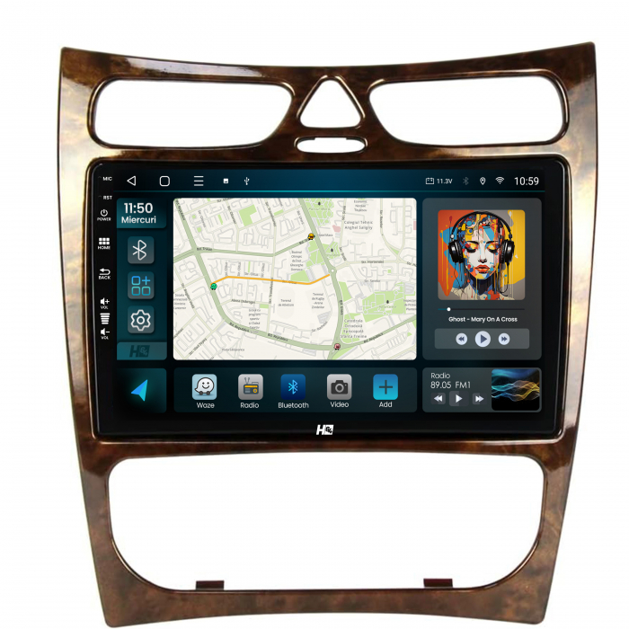 Navigatie Android 13 Benz CLK (W209) (2002-2006) 8+128GB | Hub64.ro [2]