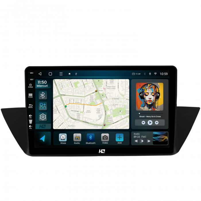 Navigatie Android 13 BMW X1 QLED 1280x720| Hub64.ro [2]