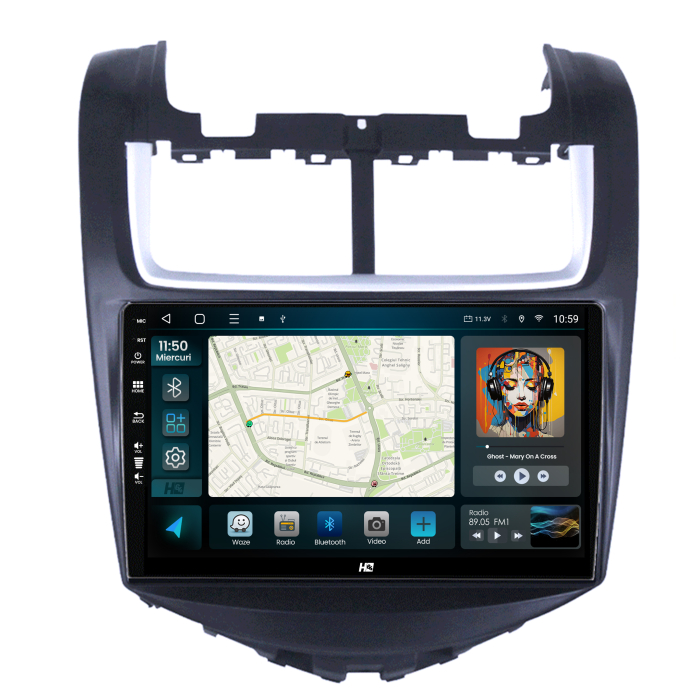 Navigatie Android Chevrolet Aveo (2014-2017) QLED | Hub64.ro [2]