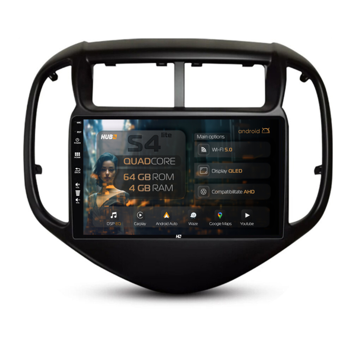Navigatie Android 13 Aveo (2017-2021) QLED | Hub64.ro [1]