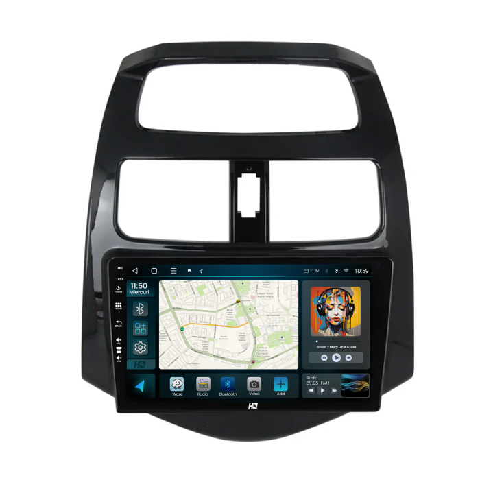 Navigatie Android 13 Daewoo Matiz / Chevrolet Spark (2010 - 2014) 6+128GB | Hub64.ro [2]