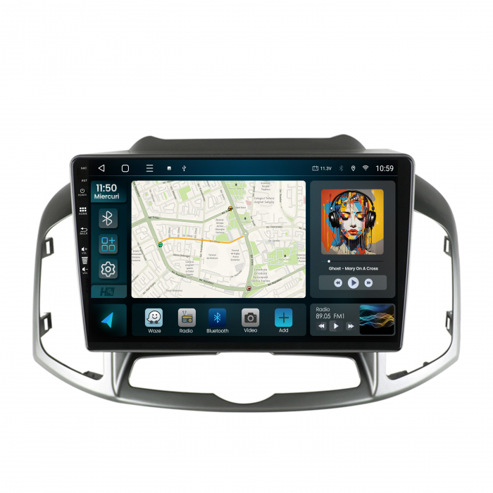 Navigatie QLED Chevrolet Captiva 2011-2016 4GB | Hub64.ro [2]