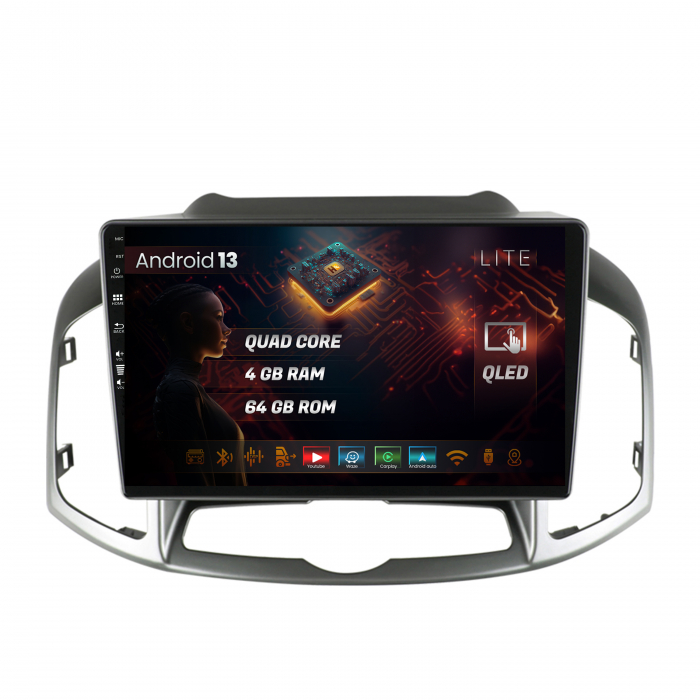 Navigatie QLED Chevrolet Captiva 2011-2016 4GB | Hub64.ro [1]