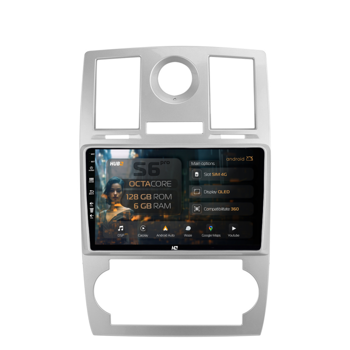 Navigatie Android 13 Chrysler 300C 4G 6GB | Hub64.ro [1]