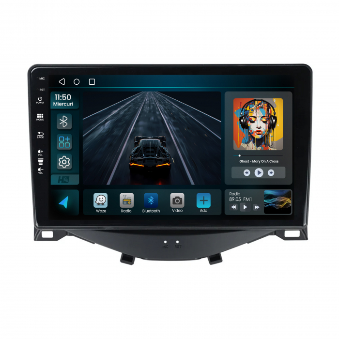 Carplay Android 13 Citroen C1 / Peugeot 108 / Toyota AYGO (2014-2022) 2GB | Hub64.ro [2]