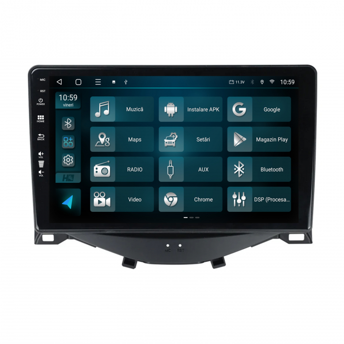Navigatie Android Citroen C1 / Peugeot 108 / Toyota AYGO (2014-2022) 8GB | Hub64.ro [3]