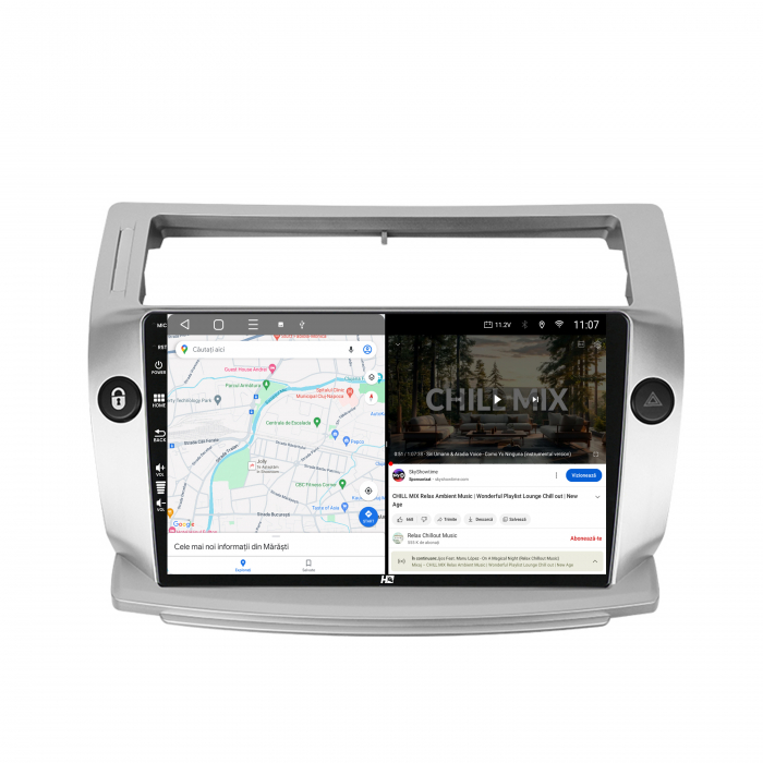 Navigatie Android 13 Citroen C4 QLED | Hub64.ro [6]