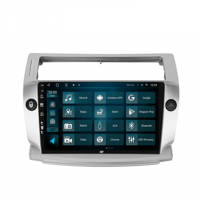Navigatie Android 13 Citroen C4 QLED | Hub64.ro [3]