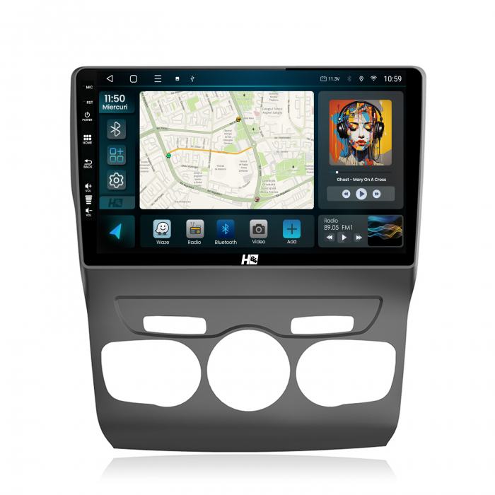 Navigatie Android 13 Citroen C4 QLED | Hub64.ro [2]