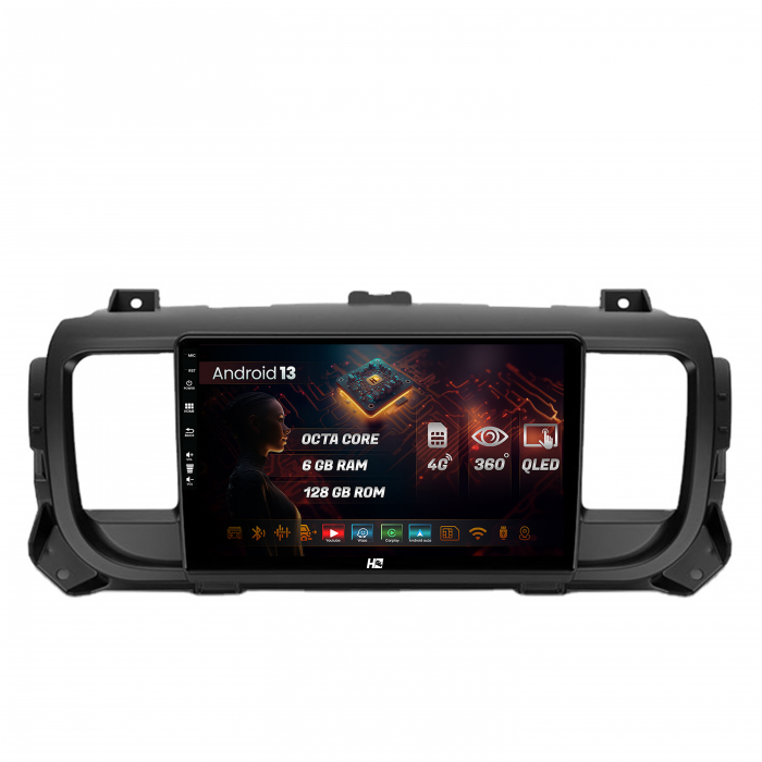 Navigatie Android 4G 6GB Citroen Jumpy / Peugeot Expert (2017-2021) 6GB | Hub64.ro [1]