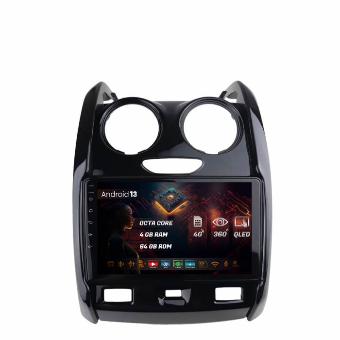 Navigatie QLED Dacia Duster Android 4GB | Hub64.ro [1]
