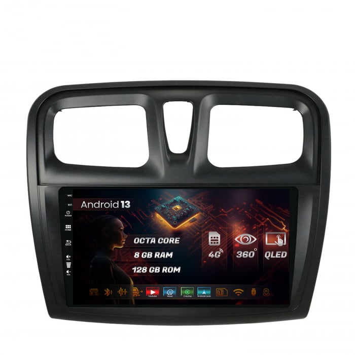 Navigatie Android 13 Dacia Sandero 8GB | Hub64.ro [1]