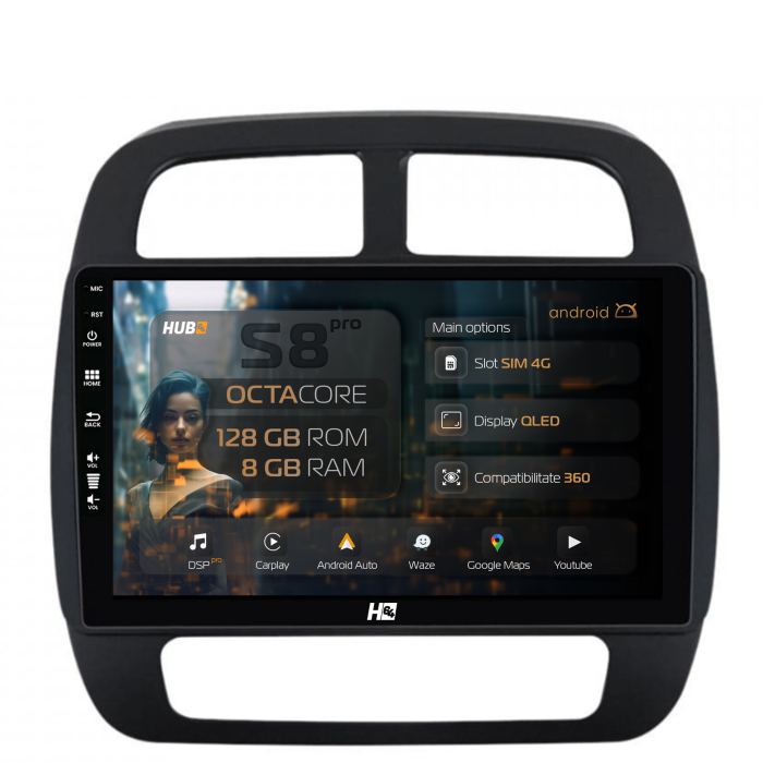 Navigatie Fiat 500 2007-2014 8GB Slot 4G | Hub64.ro [1]
