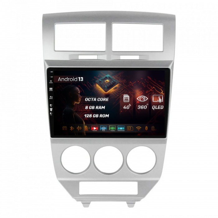 Navigatie Android Dodge Caliber 8+128GB | Hub64.ro [1]