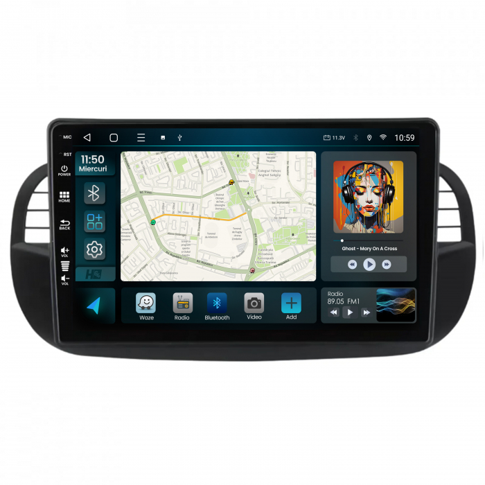 Navigatie Fiat 500 2007-2014 4GB 4G | Hub64.ro [2]