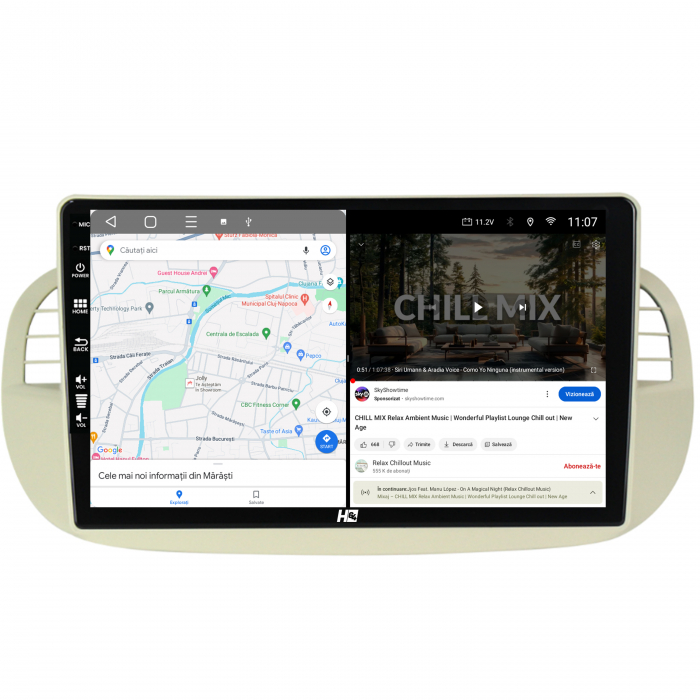 Navigatie Fiat 500 2007-2014 8GB Slot 4G | Hub64.ro [6]