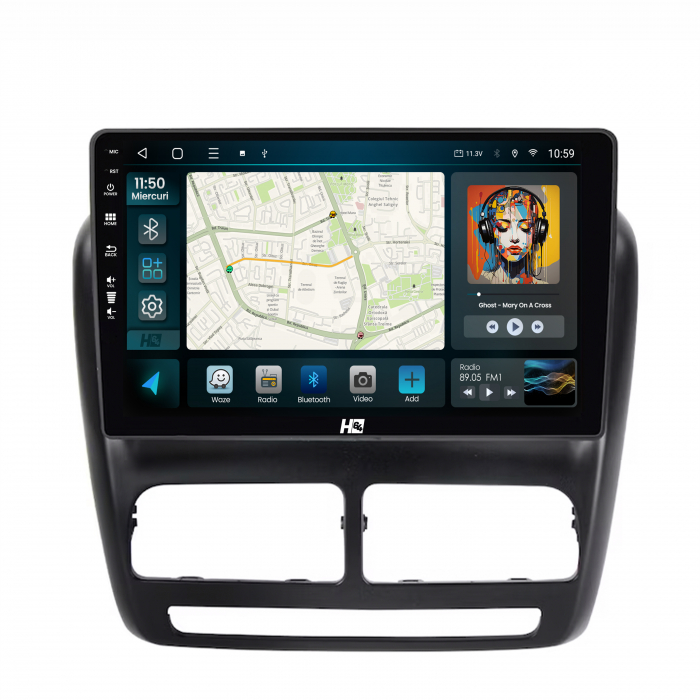 Navigatie Android 13 Fiat Doblo 8+128GB | Hub64.ro [2]