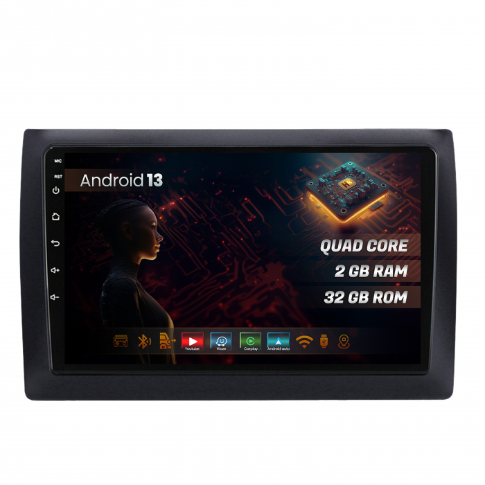 Carplay Android 13 Toyota Aygo 2GB | Hub64.ro [1]