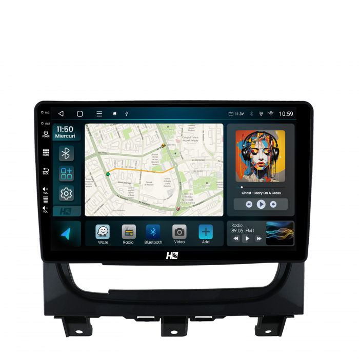 Navigatie Android 13 Fiat Strada / Idea QLED | Hub64.ro [2]