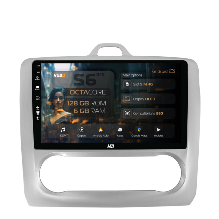Navigatie Android Ford Focus AC 4G 6GB | Hub64.ro [1]