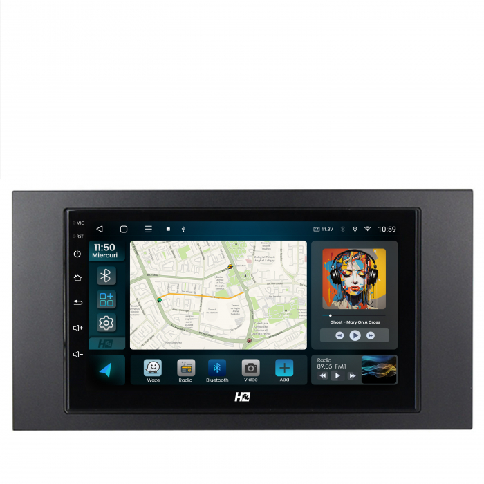 Carplay Android 13 Ford 2DIN 4GB | Hub64.ro [2]