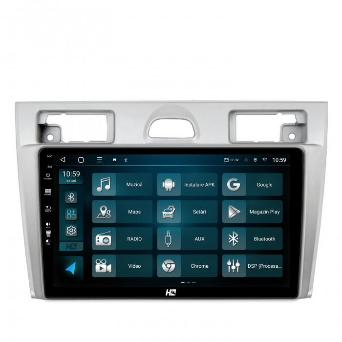 Navigatie Android 13 Ford Fiesta QLED | Hub64.ro [3]