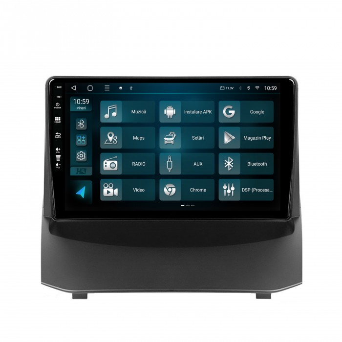 Navigatie Android 13 Ford Fiesta QLED | Hub64.ro [3]