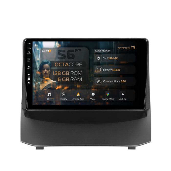 Navigatie Android 12 Ford Fiesta 6GB | Hub64.ro [1]