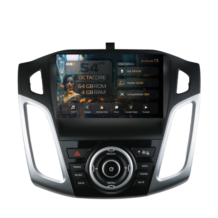 Navigatie Android 13 Ford Focus 3 QLED | Hub64.ro [1]
