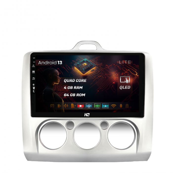 Navigatie Android 13 Ford Focus 2 CM QLED | Hub64.ro [1]