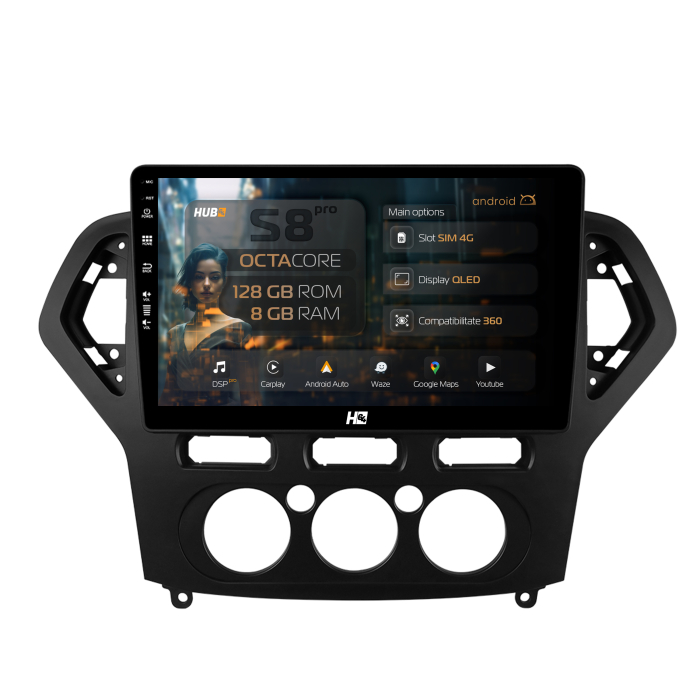 Navigatie Android 13 Ford Mondeo 8GB | Hub64.ro [1]