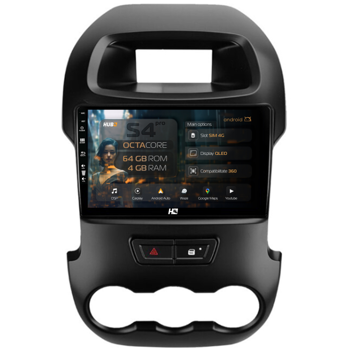 Navigatie Android Ford Ranger 2011-2015 4G | Hub64.ro [1]