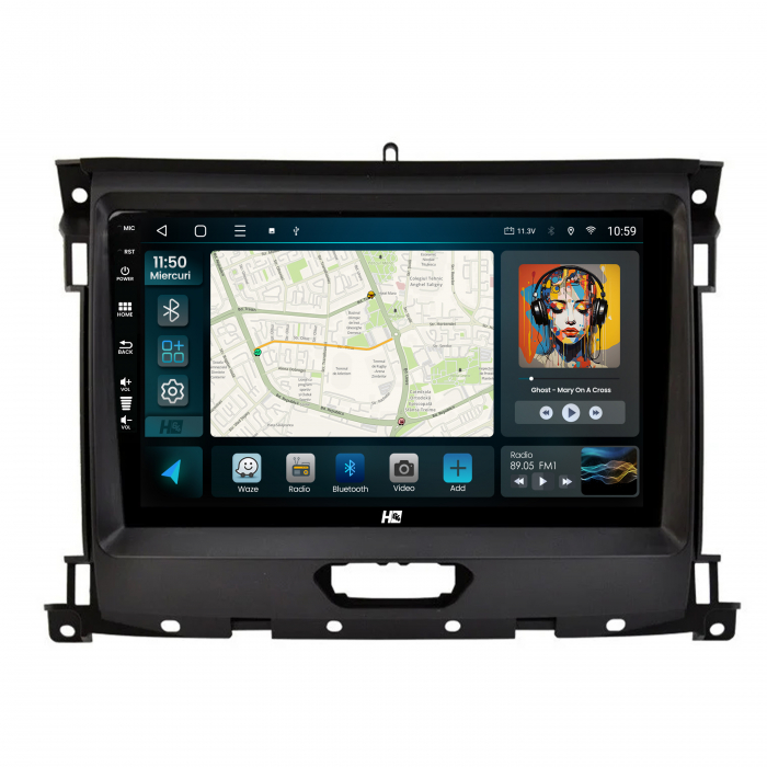 Navigatie Android Ford Ranger (2015-2022) 4G 6GB | Hub64.ro [2]