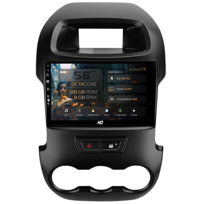 Navigatie Android Ford Ranger 2011-2015 Slot 4G | Hub64.ro [1]