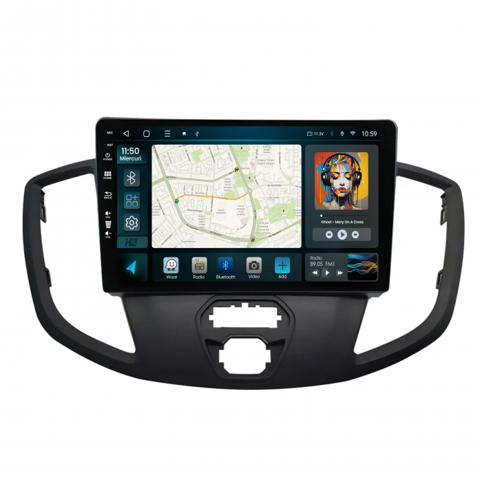 Navigatie Android 13 Transit / Tourneo QLED | Hub64.ro [2]