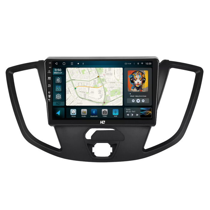 Navigatie Android 13 Transit / Tourneo QLED | Hub64.ro [2]