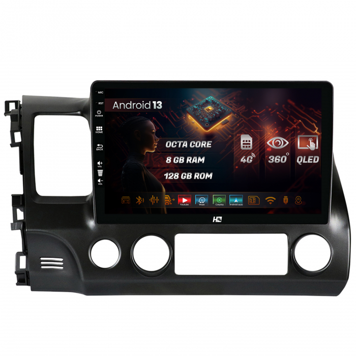 Navigatie Android 13 Honda Civic 8+128GB | Hub64.ro [1]