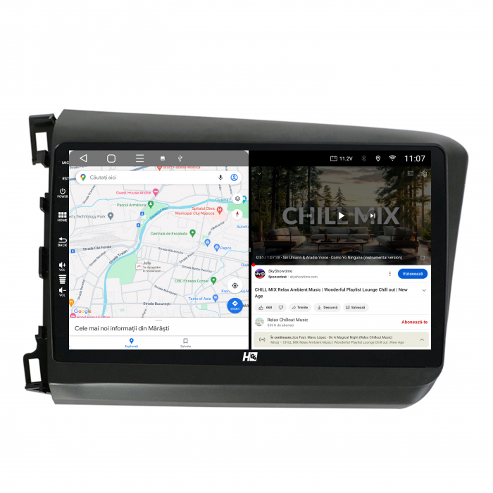 Navigatie QLED Android 13 Honda Civic | Hub64.ro [6]