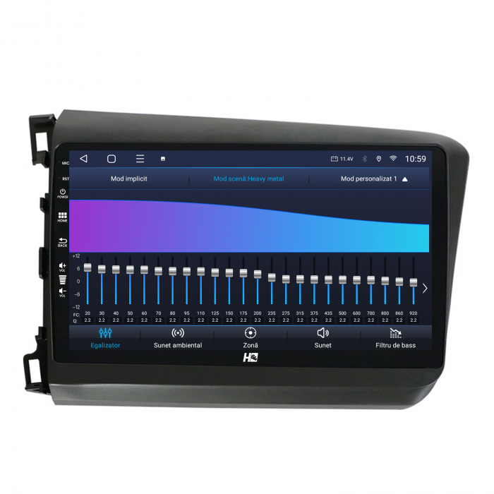 Navigatie QLED Android 13 Honda Civic | Hub64.ro [9]