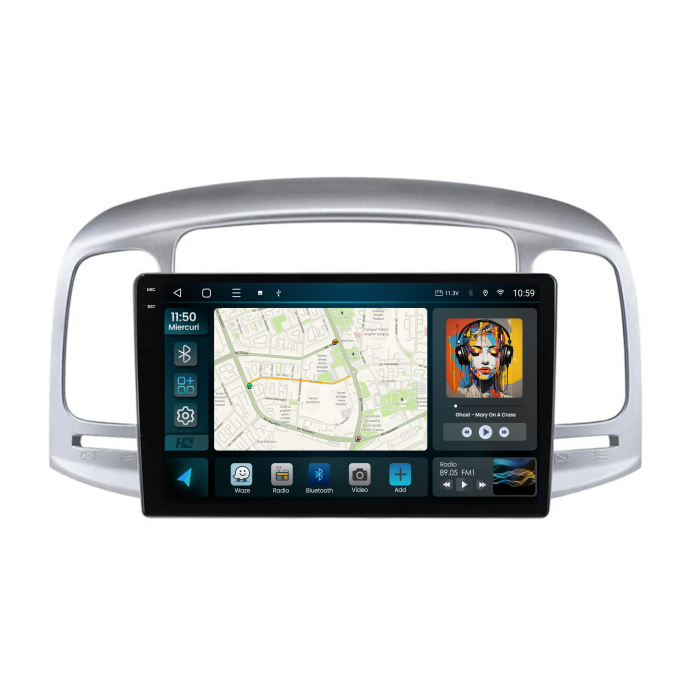 Navigatie QLED Hyundai Accent (2006-2011) 4GB | Hub64.ro [2]