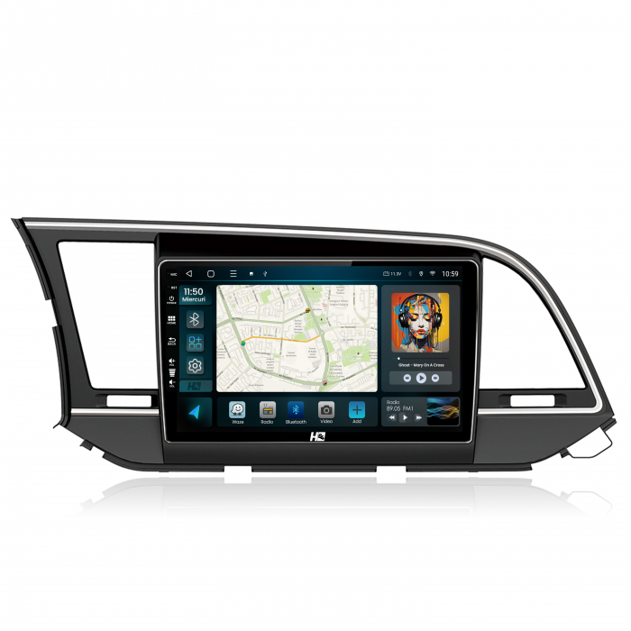 Navigatie Android 13 Hyundai Elantra QLED | Hub64.ro [2]