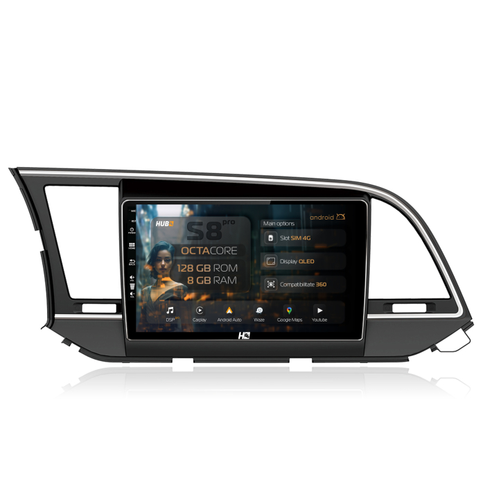 Navigatie Android 13 Hyundai Elantra 8GB | Hub64.ro [1]