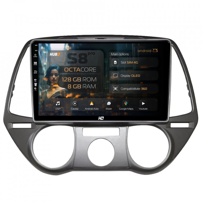 Navigatie Android Hyundai I20 (2008-2012) 8GB | Hub64.ro [1]