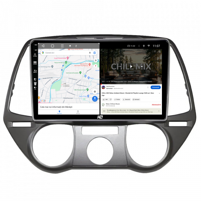 Navigatie QLED Hyundai I20 2008-2012 4GB | Hub64.ro [6]